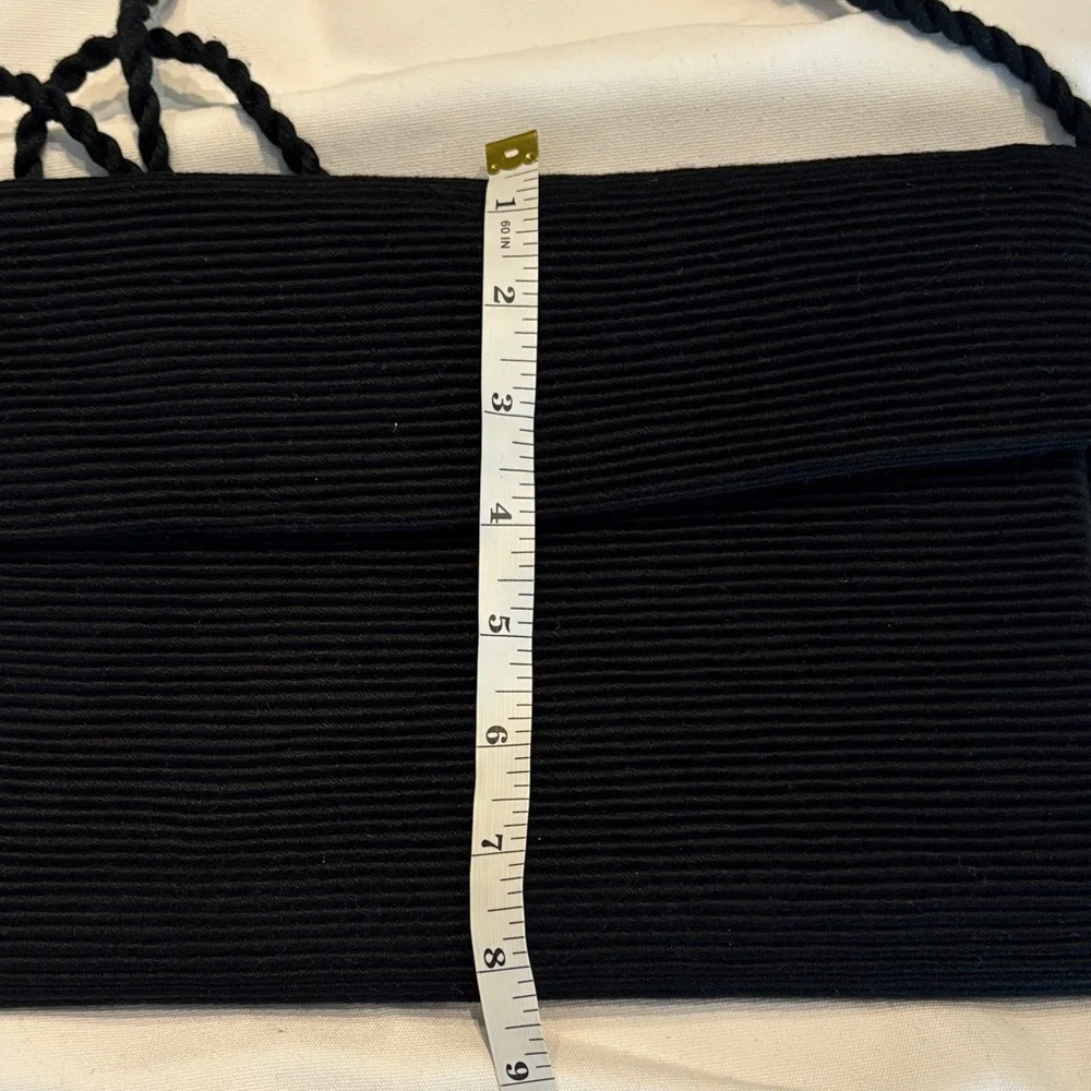 Elegant Black Crossbody Bag with Tassel by PALS - Picture 8 of 8